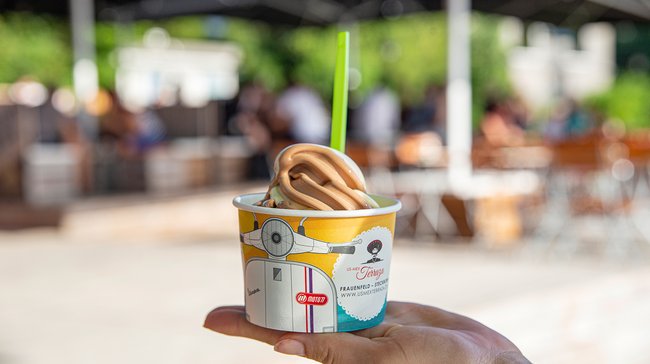 US-MEX Terraza Steckborn Ice Cream US-MEX Terraza Steckborn Softice Schokolade Vanille