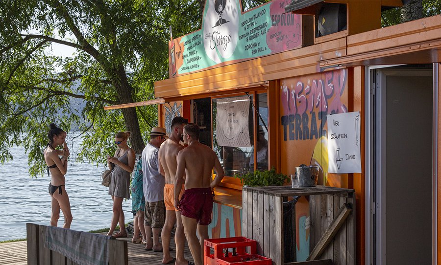US-MEX Terraza Steckborn Strandbar Container